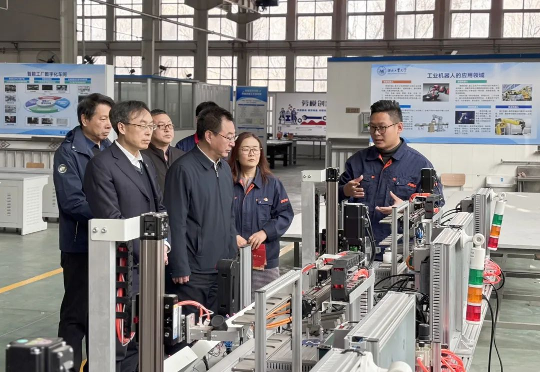 天津市总工会领导一行到河北工业大学调研