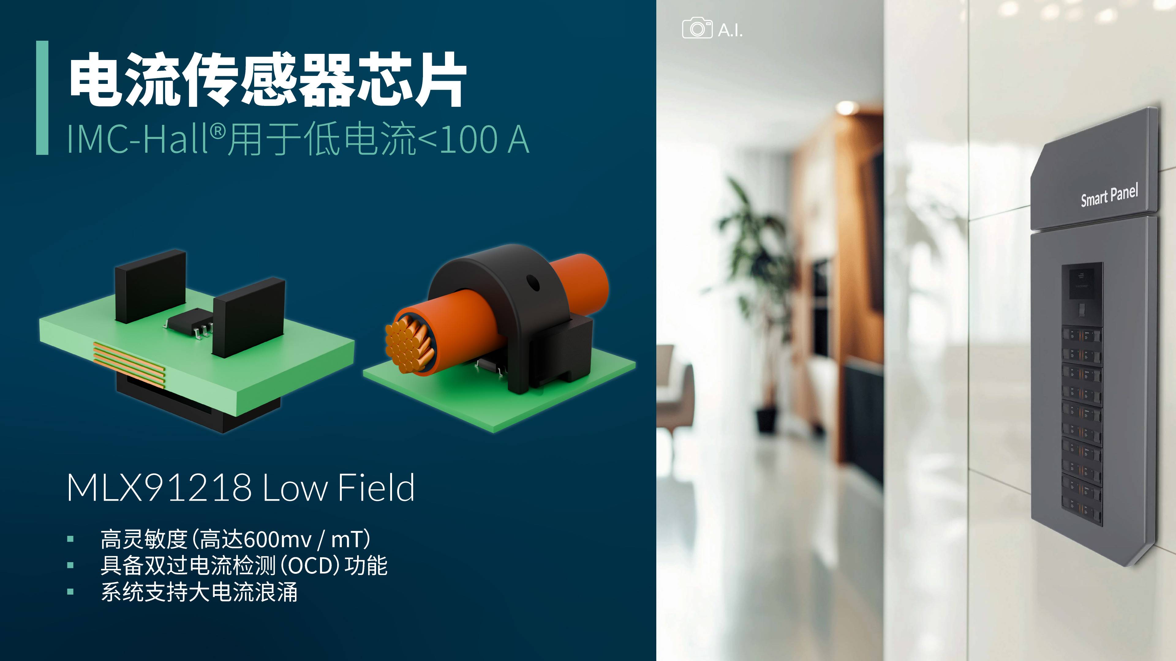 Melexis扩展其IMC-Hall电流传感器芯片满足智能电力应用需求